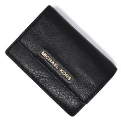 マイケルコース Michael Kors 名刺入れ 32F5GDDD5T 001 メンズ レディース ブラック 黒
