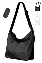 [floresta] トートバッグ ブラック ベージュ 2カラー 大容量 キャンバス バッグ メンズ レディース YKKファスナー ショルダーバッグ 肩掛け カバン トート