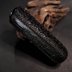 【PloomAURA】プルームオーラ 本革製カバー〝髑髏 混〟漆黒