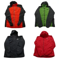 【B品】古着卸 まとめ売り ノースフェイス ジャケット 4枚セット (メンズ M ) マウンテンパーカー 中綿 DRYVENT 中古 古着 NC4266