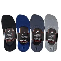 ブルーのみ ADRIAN ( アドリアン ) シューズインソックス 2足セット マイクロファイバー 抗菌 防臭