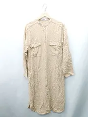 ◇ ⊇ ROSE BUD 長袖 ロング丈 ワンピース サイズＦ ベージュ レディース E  【1409100042528】