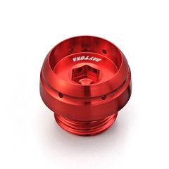 【新着商品】M20×P2.5 レッド バレットタイプ アルミ削り出し イタズラ抑止 Oリング付属 98399 オイルフィラーキャップ バイク用 アルミビレット デイトナ(Daytona)