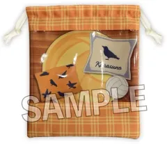 【中古】バッグ 烏野高校 指の上の窓付き巾着 お昼寝ver. 「ハイキュー!!」