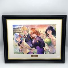 希少 らき☆すた 1巻表紙 額装複製原画 美水かがみ らきすた 6918] 美水かがみ カラー複製イラスト「らき☆すた」