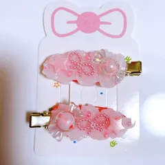 ホイップヘアピン ホイップデコ ハンドメイド