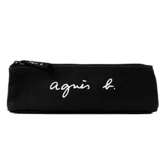[アニエスベー ボヤージュ] agnesb.VOYAGE ペンケース ポーチ コットン GO03-06 (ブラック) [ブラック]