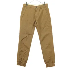 美品 Levi's リーバイス デニムパンツ w28 ブラウン 裾ゴム メンズ 古着