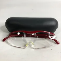 ハズキルーペ 美品 3点まとめ売り セット HAZUKI ハズキルーペ 美品 3点まとめ売り セット レッド1 85倍