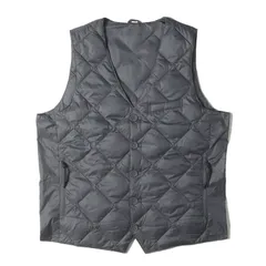 【美品】TAION タイオン ベスト サイズ:L / 24AW SHIPS別注 パッカブル インナーダウン ジレベスト / ダークグレー / アウター ジャケット 上着 軽量【メンズ】【中古】