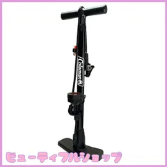 【特価】コールマン(Coleman) 自転車用 空気入れ 圧力ゲージ付き 英式 米式 仏式 バルブ対応 ブラック フロアポンプのサムネイル