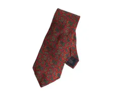 【お得なクーポン配布中!】 USA製 100% シルク ブルックスブラザーズ ネクタイ / BROOKS BROTHERS MAKERS ペイズリー 総柄 ブランド ワイド タイ ビジネス フォーマル