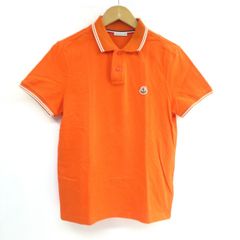 MONCLER モンクレール ポロシャツ Sサイズ オレンジ ※中古