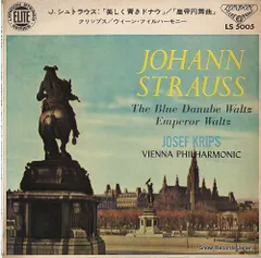帯 国内盤 ブルーノ・ワルター/ヨハン・シュトラウスII : 美しく
