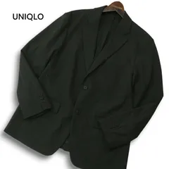 22SS★ UNIQLO ユニクロ 通年 2WAYストレッチ★ テーラード ジャケット Sz.L メンズ グレー ダークグレー