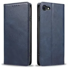 iPhone SE ケース 第2世代 第3世代 iphone8 iphone7 ケース 手帳型 スマホケース 携帯カバー PUレザー iphoneケース se カード収納ケース マグネット式 スタンド機能アイフォンse ケース4.7インチ対応 360度保護 0