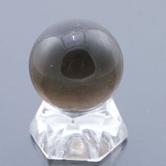 スモーキークォーツ丸玉 31.1mm 42.2g 天然石・置物 煙水晶 厄除け 除障 魔除け 破魔 台座は付属しません