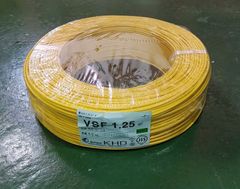 電線 VSF 1.25sq 黄 KHD 200m巻 - メルカリ