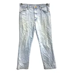 Wrangler カウボーイ ロングパンツ W32 ラングラー ライトブルー コットン メキシコ製 古着卸 アメリカ仕入 2501-954
