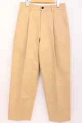【中古】 UNIVERSAL PRODUCTS メンズチノパン 2 UNIVERSAL PRODUCTS/COTTON 1TUCK TROUSERS/2/ベージュ 肌色