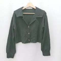 ◇ ⊂ RAY CASSIN レイカズン 長袖 カーディガン サイズF ブラック レディース E  【1506130000471】