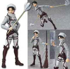 figma 進撃の巨人 リヴァイ 213 中は未開封 新品未開封 figma 進撃の巨人 リヴァイ 213 塗装済可動フィギュア