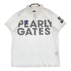 サイズ：2 PEARLY GATES パーリーゲイツ  半袖ポロシャツ  ホワイト系 [240101473120] ゴルフウェア レディース ストスト