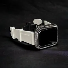アップルウォッチバンド ラバーベルト Apple Watch 　キラキラ ケース カバー  メンズ レディース 38 40 41 42 44 45 46 49 SE1/2/3 Ultra1/2/3  　13