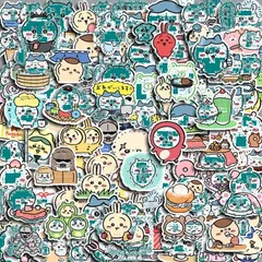 【人気商品】かわ ステッカー 100枚セット かわいいアニメ シール 防水デカール 可愛い おしゃれ 漫画 DIYステッカー