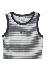 X-girl エックスガール 105252013026 OUTLINE OVAL LOGO TANK TOP クロップドタンクトップ MULTI 正規通販 レディース