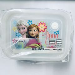 【新品・訳あり】ディズニー・プリンセス　アナと雪の女王　シールボックスM　500ml　2個入　アナ雪　ランチボックス　お弁当箱 　disny