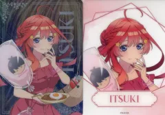 【中古】キャラカード 中野五月 メタリックカード・クリアカード 2枚セット 「ひこくじ 五等分の花嫁∽ ～私と花火、見よ?～」 F賞