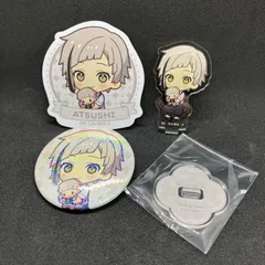 文豪ストレイドッグス 中島敦 3点セット トレーディングホログラム缶バッジ トレーディングダイカットステッカー トレーディングミニアクリルスタンド　だっこシリーズ