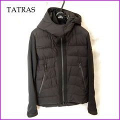 未使用級】タトラス PENA ハイブリッドダウン 異素材 ブラック 04 XL 