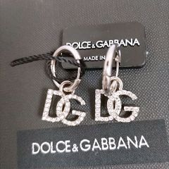 【新品未使用】Dolce & Gabbana クレオールピアス DGペンダントロゴ ドルガバ