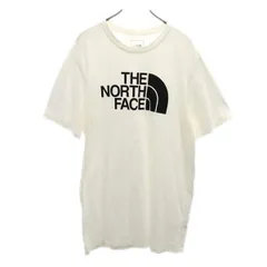 ノースフェイス プリント 半袖 Tシャツ XL ホワイト系 THE NORTH FACE ロゴ メンズ 【中古】  【230623】 メール便可
