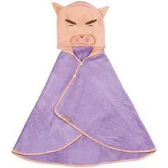 クレヨンしんちゃん ぶりぶりざえもん 吸水速乾フード付き バスポンチョ バスタオル キッズ