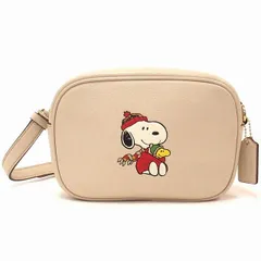 【新品 未使用】コーチ バッグ COACH アウトレット COACH X PEANUTS スヌーピー ミニ ジェイミー カメラバッグ ショルダーバッグ CF249 IMOQY