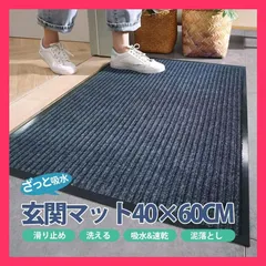 ★売れ筋★ 玄関マット 屋内 屋外 おしゃれ 室内 外用 風水 40×60cm 北欧 業務用 家庭用 吸水 滑り止め付き 長方形 泥除け 汚れ防止 無地 滑り止め