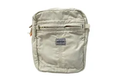 ポーター PORTER 吉田カバン MILE SHOULDER BAG マイル ショルダー バッグ サコッシュ 斜め掛け 白 754-15116-70 バッグ メンズバッグ ボディバッグ・ウエストポーチ ロゴ ホワイト 104B-76