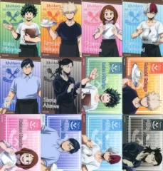【中古】キャラカード 全12種セット 「僕のヒーローアカデミア×TOWER RECORDS CAFE 2023 描き下ろし クリアカードコレクション」