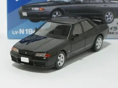 日産スカイライン 4ドアスポーツセダン GTS-t Type M（黒）オプション装着車 92年式 LV-N194c【トミーテック社1/64ミニカー】【トミカの時】