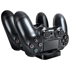 【中古】(未使用･未開封品)　dreamGEAR PS4デュアルパワードック ブラック 0pbj0lf