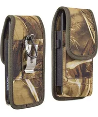 ホルスタースタイル iPhoneケース スマホポーチ ベルトケース 機能性 RFID&磁気スキミング防止付き スマートフォンベルトポーチ縦型 ホルスター携帯ケース ベルトスマホケース ベルトスマホポーチ メンズスマホ ポーチ ベルト (カモフラージュ)