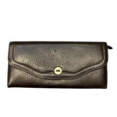 コールハーン COLE HAAN 長財布 レザー 折りたたみ ウォレット ロゴ ジップアップ 茶 ブラウン ■GY14のサムネイル