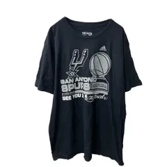 adidas 半袖 プリントTシャツ XL ブラック アディダス ビッグサイズ NBA 古着卸 アメリカ仕入 a705-5569