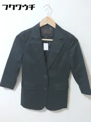 ◇ Jewel Changes ジュエルチェンジズ UNITED ARROWS 2B 七分袖 テーラード ジャケット サイズ36 ブラック レディース 【中古】 【1002800705689】のサムネイル