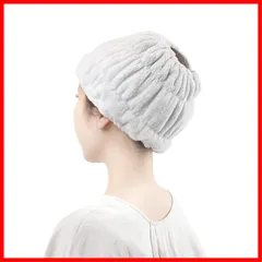 【迅速発送】東和産業 ヘアドライタオル ヘアターバン Qsui ヘアバンド グレー 約20×17cm 34149 洗顔 吸水 速乾 幅広 お風呂上がり ふわもこ ヘアドライキャップ マイクロファイバー