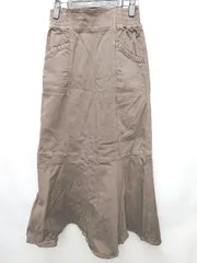 ◇ Θ FREE'S MART フリーズマート シンプル ロング マーメイド スカート サイズM ブラウン レディース P  【1409090023156】