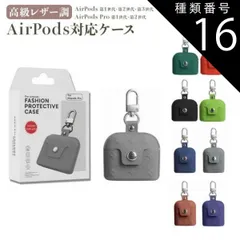 種類16：AirPods 第3世代/レッド エアポッズ AirPods保護ケース ワイヤレス イヤホンケース エアポッズケース ハイブランド風 耐衝撃 落下防止フック付き PUレザーカバー かわいい おしゃれ AirPods1 AirPods2 AirPodsのサムネイル